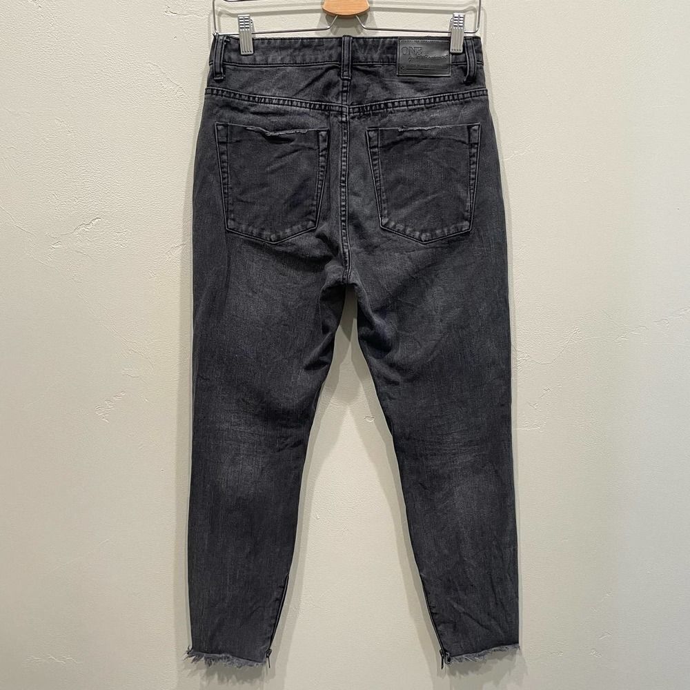 One Teaspoon High Waist Freebird Rigid Skinny Leg Jeans - Size: 27 - Picture 2 of 8